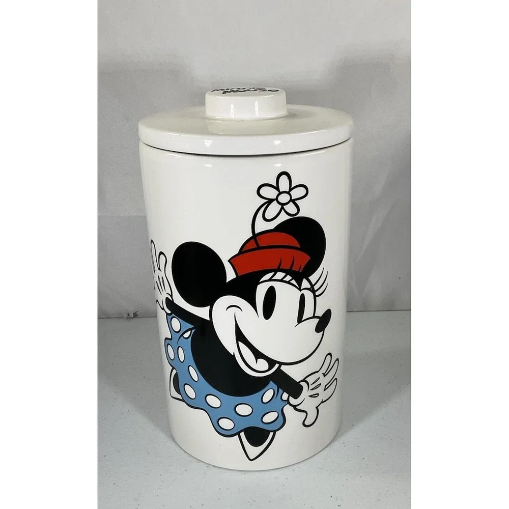 Disney Minnie Mouse Large Candy Treat Cookie Jar Canister Classic
